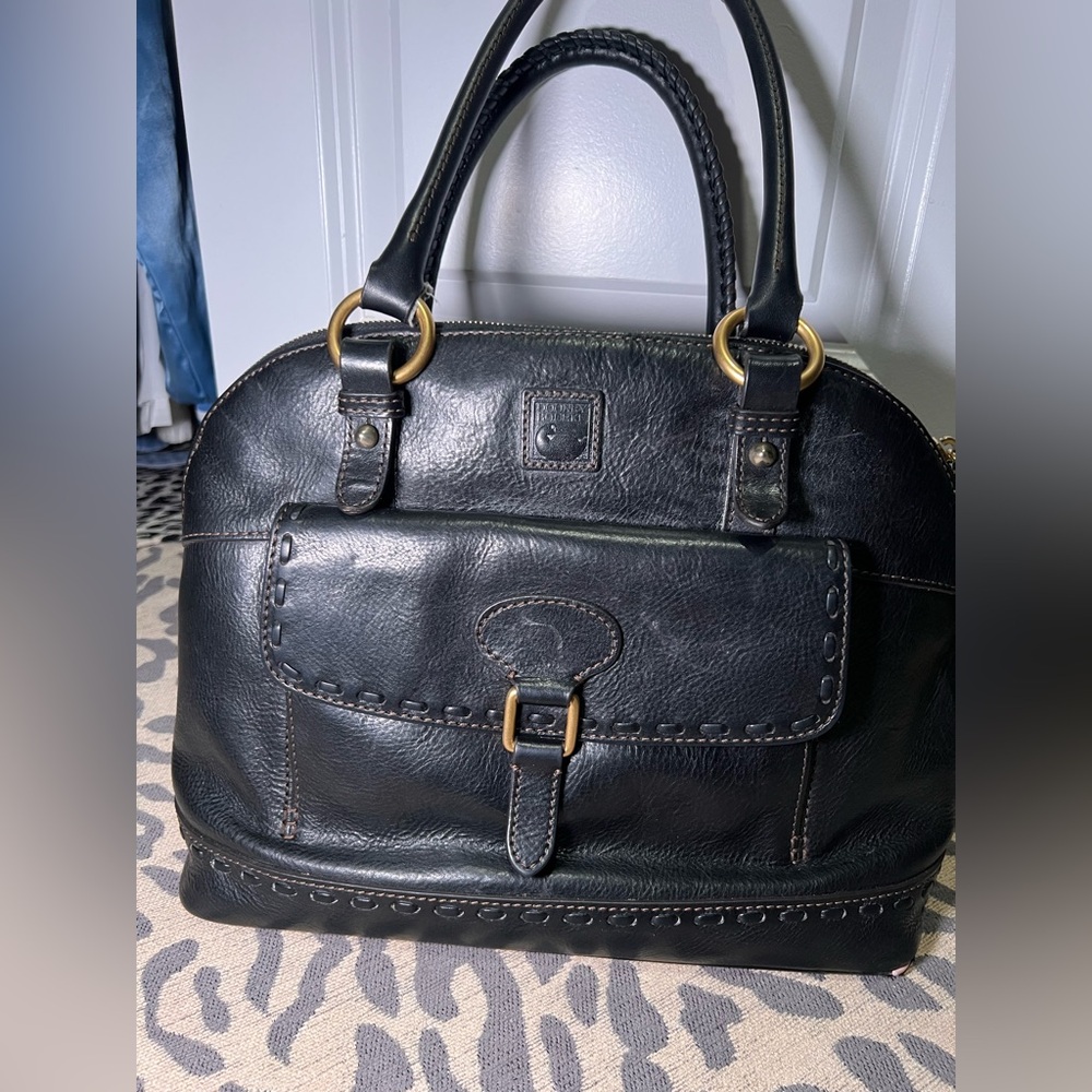 Vintage Dooney & Bourke Leather Handbag + Matching Wallet - Picture 3 of 17